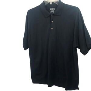 Gildan Activewear Men's Black Short‎ Sleeve Polo Shirt